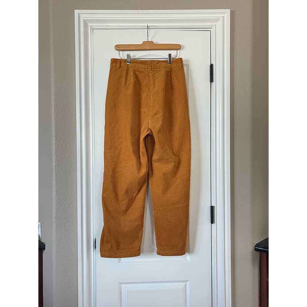 Corduroy Pants Casual Comfy Straight Leg Medium High Waist - Picture 3 of 6